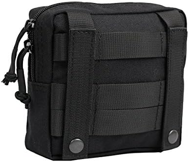 Tactical 1000D Molle Utility Sundries Pouch EDC Tools Accessory Waist Bag Black