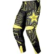 MSR Racing Rockstar Youth Boys MotoX Motorcycle Pants - Black/Yellow