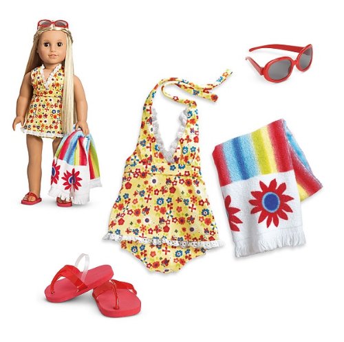 American Girl Julie - Julie's Swim Set for 18