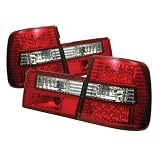 88-95 BMW E34 Led Taillights - Red & Clear 