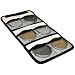Opteka FW-100 Padded Canvas Filter Wallet for 6 Filters up to 82mm in Diameter (Black)