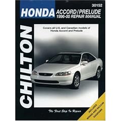 Honda Accord/Prelude 1996-00 (Chilton Total Car Care Automotive Repair Manuals)