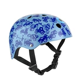 Micro Patterned BMX/Scooter/Skate Helmet Blue - Small
