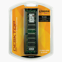 Kingston Technologies 1GB DDR SDRAM Desktop Memory (KVR400/1GR)