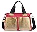 Heshe Women's Contrast Color Shoulder Handbags Tote Bag Cross Body Purse Large Capacity