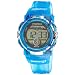 Cute LED Water-proof Sport Digital Wrist Watch for Teen Girls Boys (Blue)
