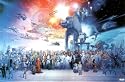 Star Wars: Episode I-VI - Movie Poster (All Characters - With Space Ships) (Size: 36 x 24) Poster Print, 34x22