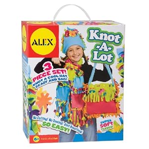 Alex Toys Knot a Lot 3 Piece Fleece Craft Kit