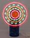 LED Mini Light-Up Handheld Personal Fan w/ Changing Patterns
