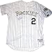 Steiner Sports MLB Colorado Rockies Rookie of the Year Tulowitzki Authentic White Pinstripe Jersey (