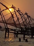 Chinese Fishing Nets at Fort Cochin, Kerala, India Photographic Poster Print by Robert Harding, 30x40