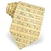 Chalkboard Tie by Museum Artifacts - Yellow Silk