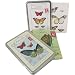 Butterflies Cavallini Vintage Carte Postale tin of 18 (9 designs) assorted postcards