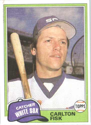 1981 Topps # 762 Carlton Fisk Chicago White Sox Baseball Card