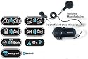 INTERPHONE Fullface Set Bluetooth Headset fuer Motorrad-Voll-Integralhelme