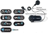 Interphone Full Face Set f�r Voll Integralhelme - 
