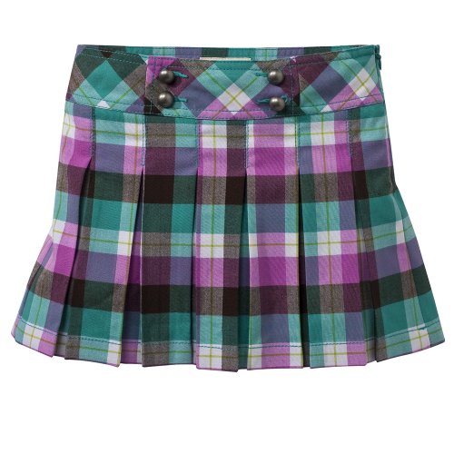 Girls' Cherokee® Aerial Blue Plaid Scooter Skirt