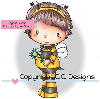 C.C. Designs Clear Stamp - Swiss Pixie Bee Heidi
