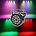 GBGS DJ Up Lighting RGB Par Light 18 LED DMX512 Par Can Stage Lighting for Disco Ballroom KTV Bar Club Party Wedding Event