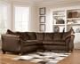 Durapella Cocoa Sectional - Ashley Furniture