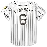 MIZUNO(ミズノ) プリントユニフォーム 金本監督 背番号6 ホーム 阪神タイガース 12JRMT4106L ホワイト 金本監督 背番号6 L