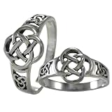 Sterling Silver Celtic Triquetra Knot Ring for Men or Women sz 4-15