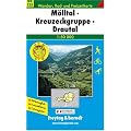 Freytag Berndt Wanderkarten, WK 225, M�lltal-Kreuzeckgruppe-Drautal, GPS, UTM - Ma�stab 1:50 000: Ortsverzeichnis, Kultur, Sehensw�rdigkeiten, ... und Ausflugsgasth�user, Tourenvorschl�ge