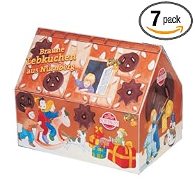 Schuhmann Chocolate Covered Lebkuchen in Gingerbread House, 5.82-Ounce Boxes (Pack of 7) Package May Vary