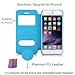 AVAWO for iPhone 6 6S PLUS Case, Creative Smart Window View Touch Front Flip Cover Ultra Thin Folio Case for iPhone 6 6S PLUS 5.5