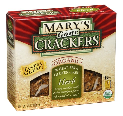 Mary's Gone Crackers, Herb, 6.5-Ounce Boxes (Pack of 12)