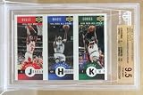 Michael Jordan 1996-97 Collectors Choice Mini # M78 Graded GEM MINT 9.5 by Beckett (Basketball Card)
