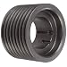 Martin Hi-Cap TB Sheave, 5V Belt Section, 8 Grooves, Class 30 Gray Cast Iron