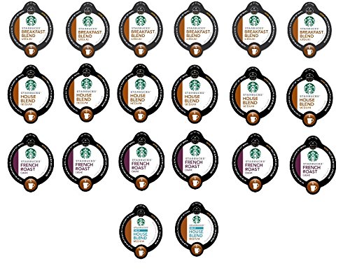 20 Count - Starbucks Variety Vue Coffee Cup For Keurig Vue Brewers