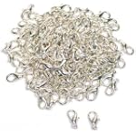 100 Silver Plated Jewelry Lobster Cla...