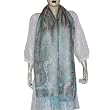 Blended Wool Silk Scarf Womens Outerwear Wraps India 75 x 29 inches (jwstl511)
