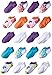 Fruit of the Loom Girl's 20 Pack Wild Butterfly and Leopard Low Cut Socks