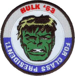  Marvel Comics Hulk For President Embroidered Iron On Patch P3351