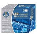 LED 70-Bulb Icicle Lights - White