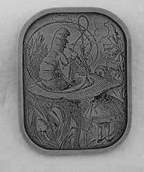 Caterpillar Buckle (Alice in Wonderland) Pewter Buckle