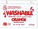 READY 2 LEARN Washable Stamp Pad - Orange - Non-Toxic - Fade Resistant - Decorate Scrapbooks, Posters and Cards