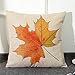Iuhan Fashion Maple Leaf Pillow Case Sofa Waist Throw Cushion Cover Home Decor (B)