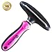 D_walk 2-in-1 Dog Grooming Brush and DeShedding Tool for Dogs and Cats – Professional Groomer and Undercoat Rake Helps Reduce Dandruff, Dander, Matting