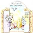 100 Confirmation Invitations, in English (Made in Italy) - 3.5" x 5.5"