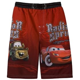 Boys' Cars Swim Trunk - Red
