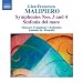 Gian Francesclo Malipiero: Symphonies Nos. 3 & 4; Sinfonia del mare