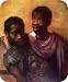 Artist Rembrandt van Rijn Fine Art MOUSE PAD Two Africans