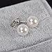 Freeman Jewels Sterling Silver Freshwater Cultured Shell Pearl Earrings Round Ball Studs