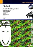 Produkt-Bild: Melodische &Uuml;bungsst&uuml;cke op.149 (+CD) f&uuml;r Klavier vierh&auml;ndig inkl. praktischer Notenklammer - Die bekanntesten und beliebtesten vierh&auml;ndigen Klavierst&uuml;cke im Umfang von 5 T&ouml;nen (broschiert) von Anton Diabelli (Noten/Sheetmusic)