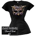 Iron Maiden - Glitter Mask Juniors T-Shirt