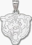 Chicago Bears 1 Bear Pendant - Sterling Silver Jewelry